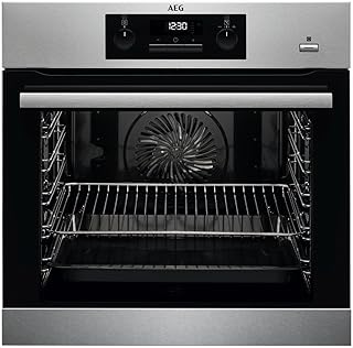 AEG BPS35112AM Einbau-Backofen / SteamBake - mit Feuchtigkeitszugabe / Pyrolyse - Selbstreinigung / Grillfunktion / Display mit Uhr / Kindersicherung