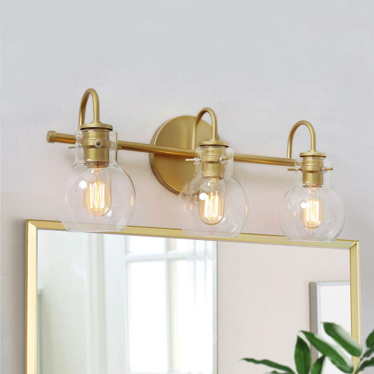 Best Clear Glass Vanity Lighting
