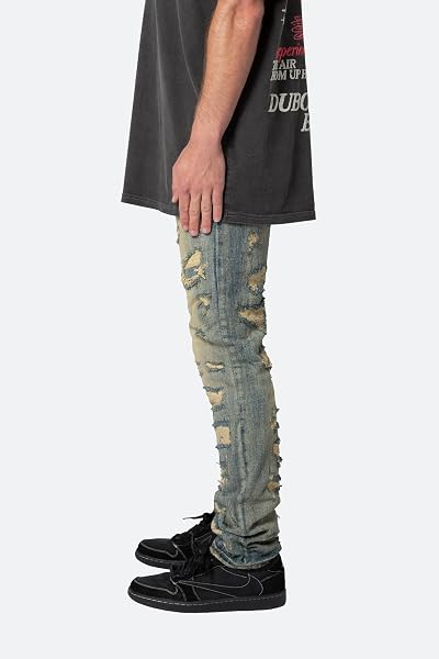 MNML MEN’S D543 STRAIGHT DENIM – VINTAGE BLUE, 32