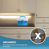 Zerodeko Lockable Medicine Storage Box 2 Layer Organizer for Safety view 7