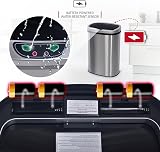 NETTA 50L Sensor Bin Kitchen Automatic Motion Infrared Lid Non-Skid Base Silver view 4