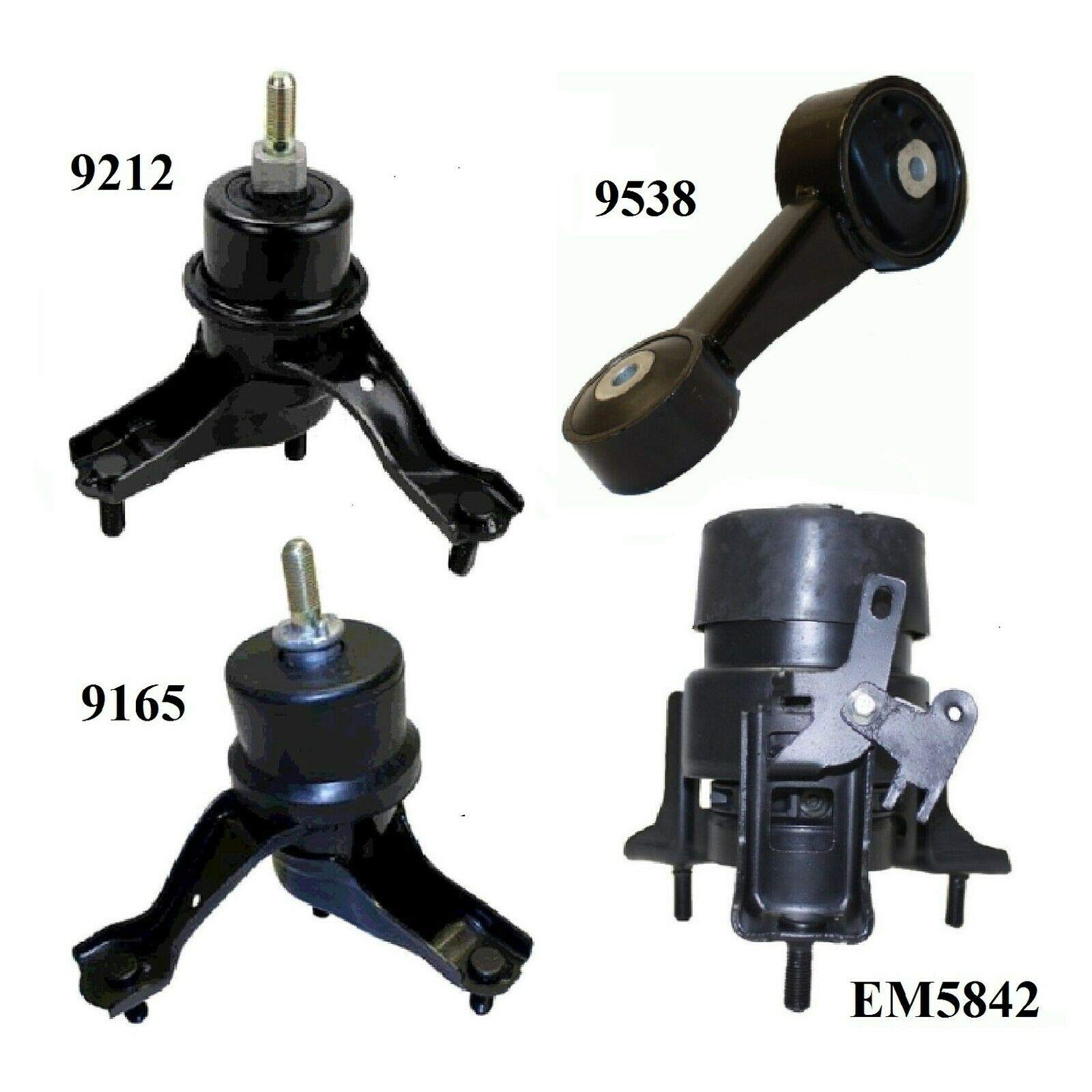 8USAUTO 4 PCS Front Motor & Trans Mount FIT 2007-2009 Lexus RX350 3.5L