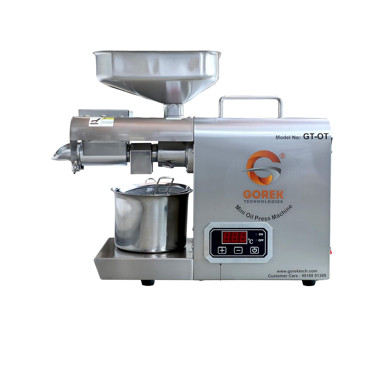 Buy Gorek Technologies GTOT 600Watt Oil Press/Maker Machine With