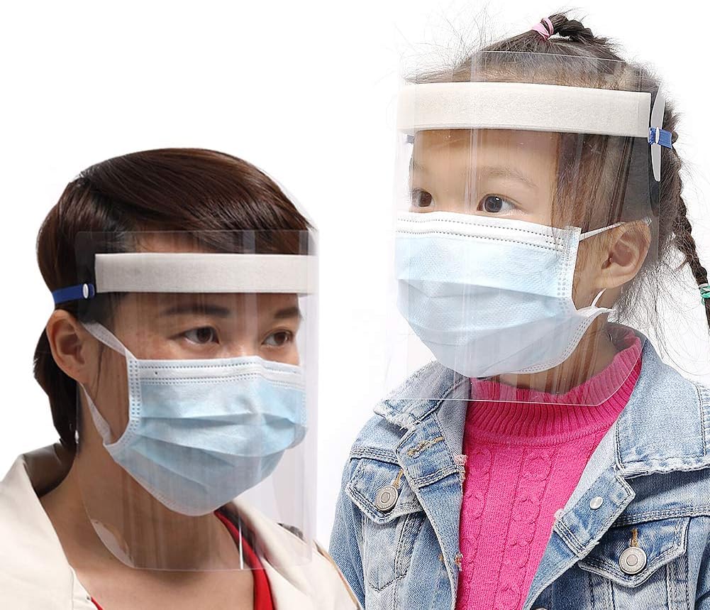Oce180anYLV Kids Adults Protective Mask Visor Anti-Fog,Anti Splash Dust-proof Full Face Cover Mask Visor Shield Adult