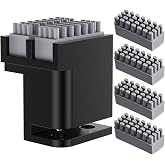 BIQU Panda Nozzle Brush + 4Pcs Silicone Brush Kit, Wiper for Bambu-Lab P1S/P1P/X1C/X1E 3D Printers, Plug in Play, Upgrade Dual Brush Heads Nozzle Wiper for Filament Cleaning