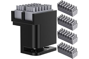 BIQU Panda Nozzle Brush + 4Pcs Silicone Brush Kit, Wiper for Bambu-Lab P1S/P1P/X1C/X1E 3D Printers, Plug in Play, Upgrade Dual Brush Heads Nozzle Wiper for Filament Cleaning