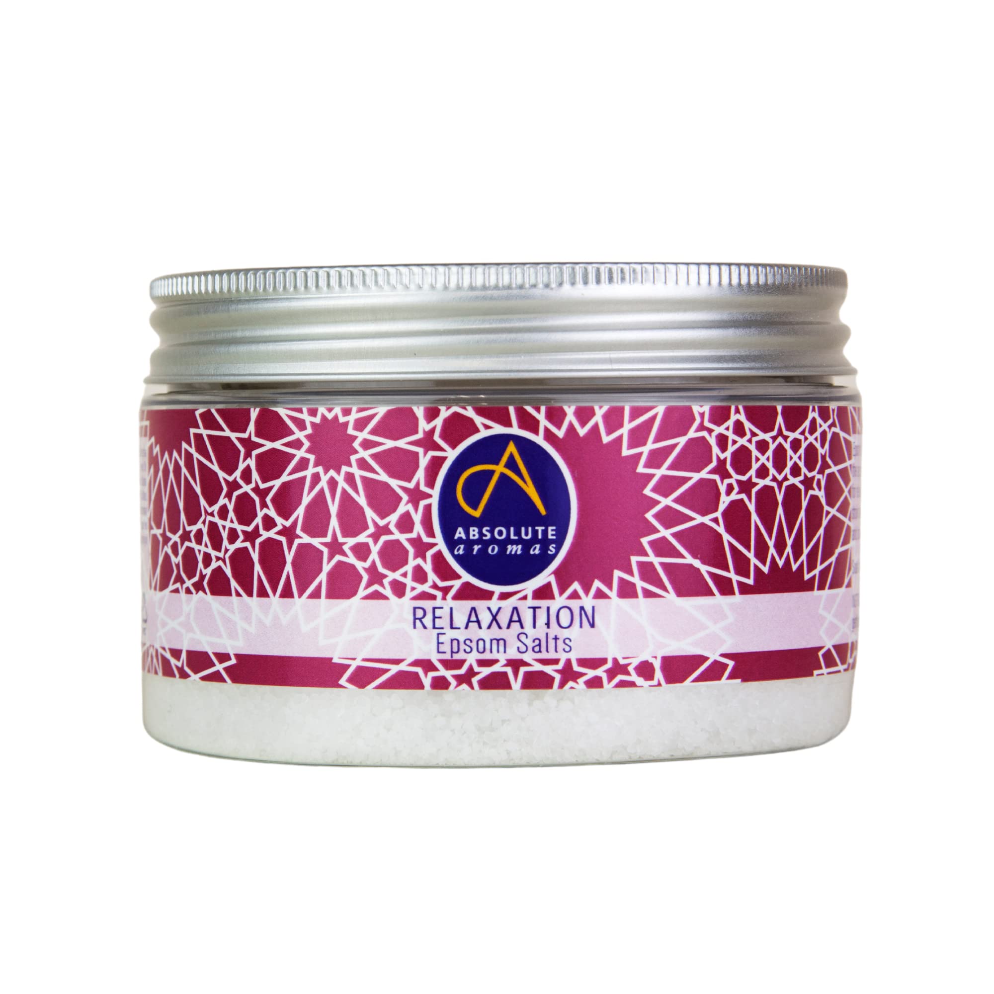 Absolute Aromas Epsom Bath Salts - Magnesium Sulphate Infused with 100% Pure Essentials Oils (Relaxation, 300g)