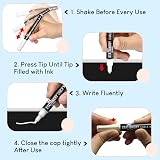ISLAND Chalk Pens White 3mm Bullet 10pcs Chalk Markers view 4