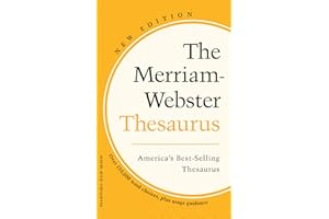 The Merriam-Webster Thesaurus - Mass Market Paperback, Newest Edition, 2023 Copyright