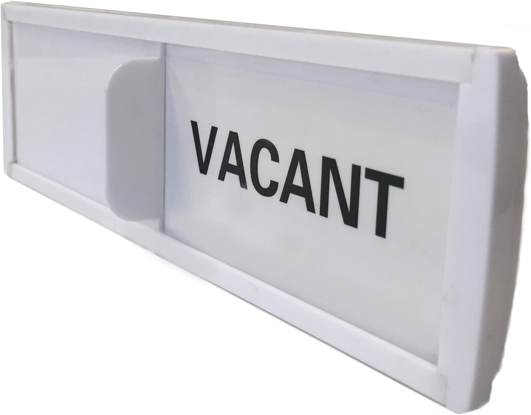 Privacy Sign with Color Options(White with Black and White) (Restroom Sign, Office Sign, Conference Sign, Vacant Sign, Occupied Sign) - Tells Whether Room in Vacant or Occupied