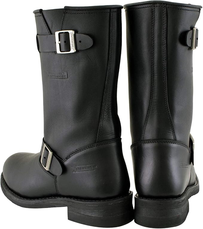 xelement steel toe engineer boots