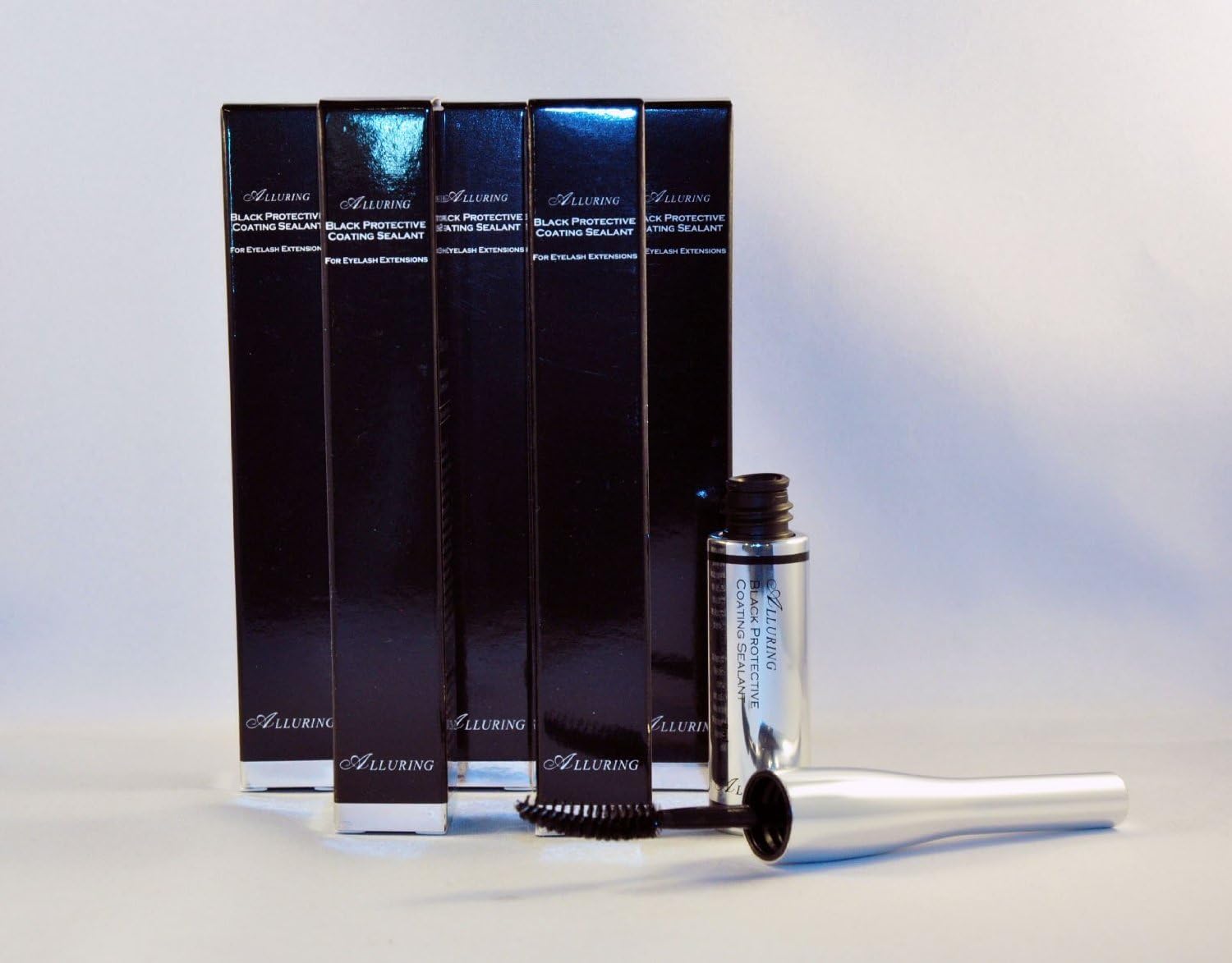 Alluring Black Longer Life Protective Coating Sealant for Eyelash Extensions (QTY: 5)