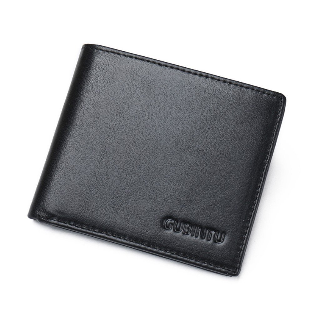 BAIGIO Slim RFID Blocking Leather Card Case Wallet Bifold Money Clip