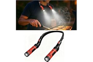 Lazukes Grill Light for Outdoor Barbecue Grilling Accessories, Magnetic Bright LED BBQ Lighting Traeger Pit Boss Smoker Black