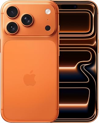 iPhone 17 Pro 256 GB: display 6,3", ProMotion fino a 120Hz, chip A19 Pro, autonomia senza precedenti, sistema di fotocamere Pro Fusion con fotocamera frontale Center Stage; Arancione cosmico