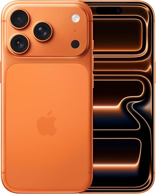 iPhone 17 Pro 256 GB: display 6,3", ProMotion fino a 120Hz, chip A19 Pro, autonomia senza precedenti, sistema di fotocamere Pro Fusion con fotocamera frontale Center Stage; Arancione cosmico
