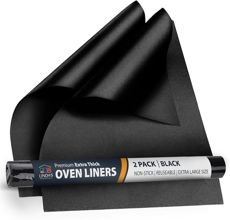 Linda's Essentials Oven Liners 2 Pack 32x50 cm Non-Stick Universal