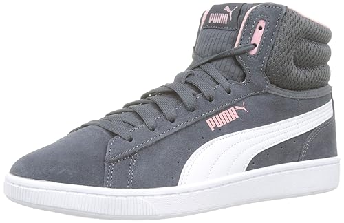 zapatillas puma mujer gris y rosa