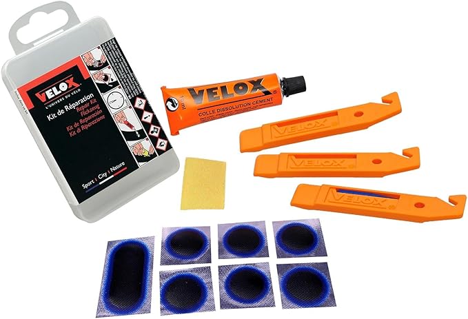 Velox Kit RÉPARATION Maxi + DÉMONTE-PNEUS: Amazon.es: Deportes y aire libre