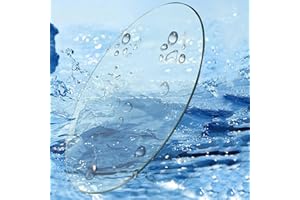 Beveled Glass Table Top,1/2" Thick Glass,for Dining Table, Coffee Table, Home,Round Glass Table Top,Round Clear Tempered Glas