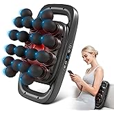 Kocuno 20-Head Massage Gun Set, Deep Tissue Massager with 3 Modes & 30 Levels, Muscle Massager Pain Relief, Percussion Massage Gun for Back/Shoulders/Legs/Waists (Black, 20-Head)