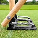 FORTRESS Spring Back Cricket Stumps 28in Pro English Ash Freestanding view 5