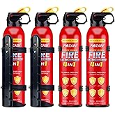 FIOZABI Portable Fire Extinguisher Spray With Bracket Can Prevent Re-Ignition,Best Suitable for The House/Car/Truck/Boat/Kitc