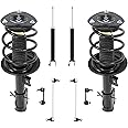 KUIPERAUTO 8PC Front Strut Spring with Stabilizer Sway Bar Links Kit, Compatible with NISSAN ALTIMA 2007-2013 2013: 2.5L, Coupe, Replace 4349075 172393 172392 K750095 K750094 K750256 K750255