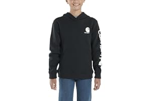Carhartt boys Long Sleeve Hooded Sweatshirt