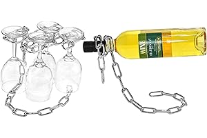 Southern Homewares Magic Chain Wine Bottle Holder Illusion