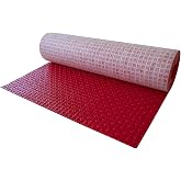 GURU USA G-Flex Uncoupling Membrane, Waterproof Membrane for Tile Vapor Barrier, Waterproofing Membrane for Shower &amp; Bathroom Flooring Underlayment, 1 x 14 m (150 ft&sup2;) Roll