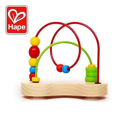 Amazon Com Award Winning Hape Double Bubble Wooden Bead
