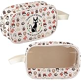 CMNIM Kiki Delivery Inspired Gifts Anime Fan Gifts for Baking Lover Black Cat Jiji Cosmetic Pouch Bakery Clear Makeup Bag (251118 K Anime Bag)