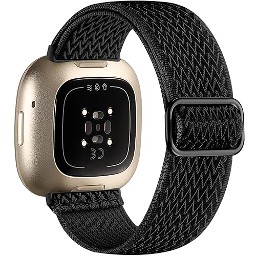 Maledan Elastic Band Compatible with Fitbit Versa 3/ Sense