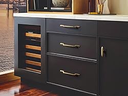 Goo-Ki 6 Pack Champagne Bronze Cabinet Handle