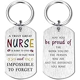 TGCNQ Nurse Gifts for Women - Cool Graduation and Appreciation Keychain - Perfect Recognition Gift - Nurse Accessories