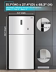 BLACK+DECKER 16.4 Cu. Ft. Top Mount Refrigerator
