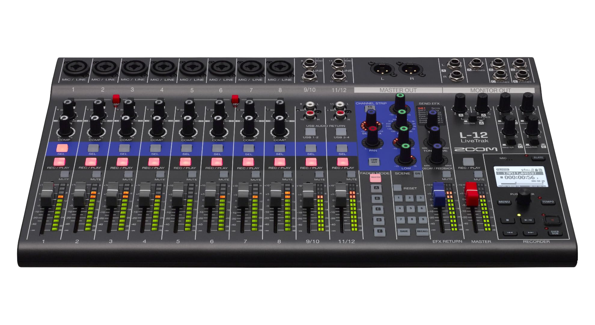 Zoom L12/UK LiveTrak - Live Sound Plus Recording