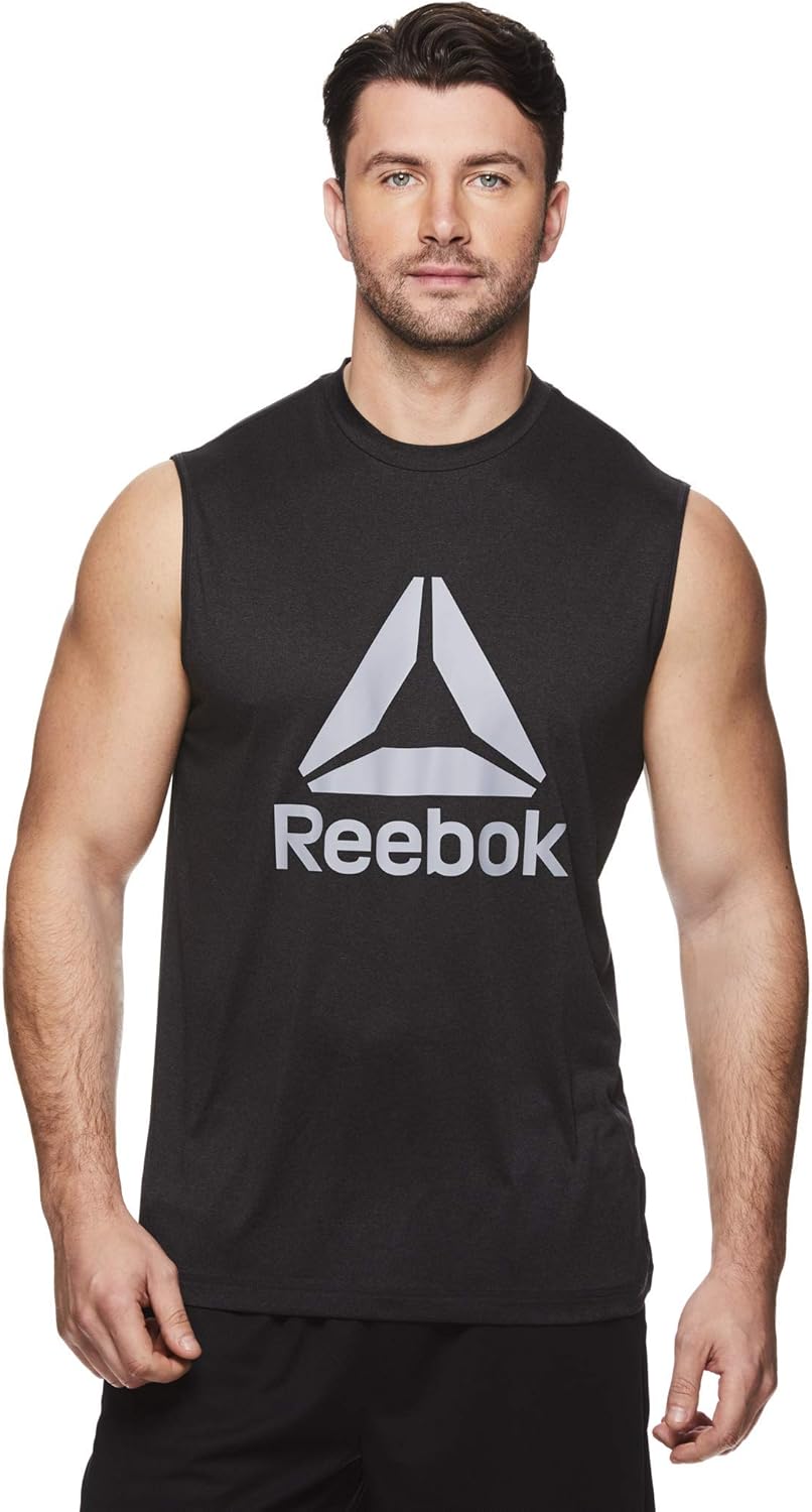Reebok Men's Muscle Tank Top Sleeveless Workout