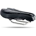 BiSaddle SRT 2.0 Adjustable Bicycle Saddle Noseless with Titanium Rails Custom Fit Comfort,Black w/Grey Accents