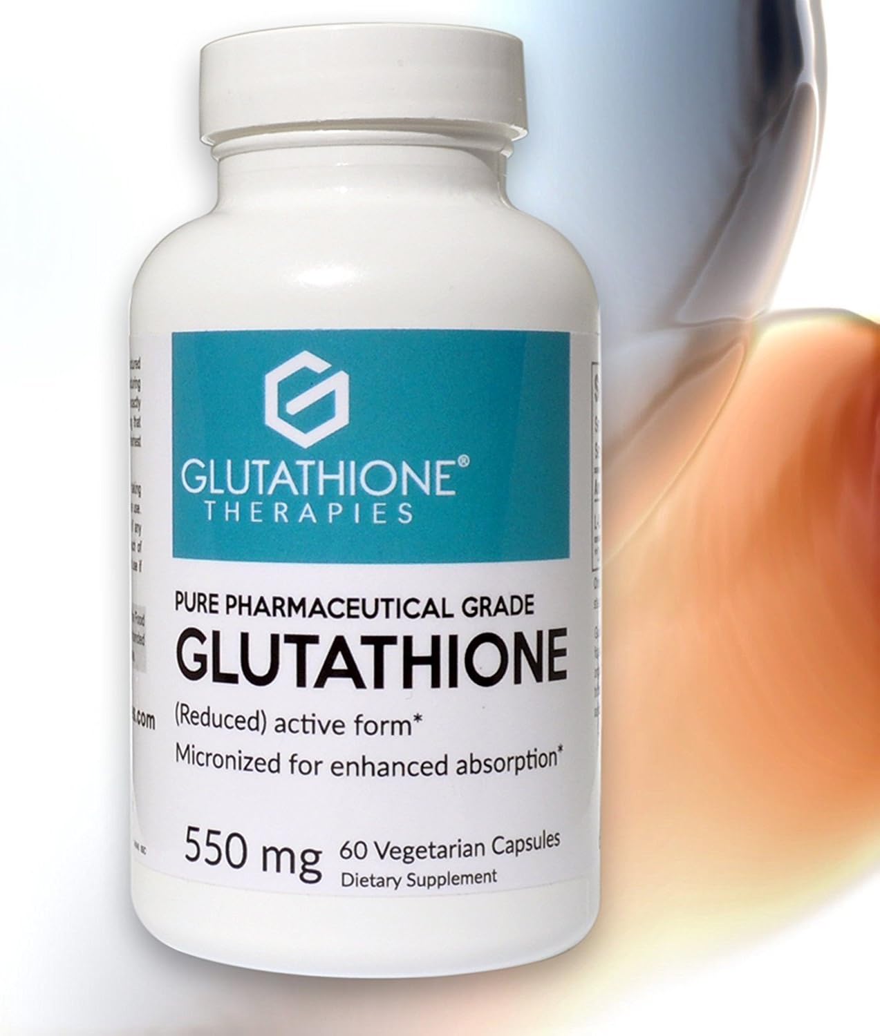 Glutathione Therapies Pure 550 mg Glutathion Haut Gesundheit und
