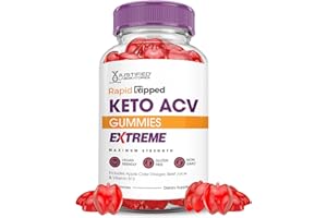 JUSTIFIED LABORATORIES Rapid Ripped Keto ACV Gummies Extreme 2000MG Rapidripped Keto Gummies Apple Cider Vinegar Formulated with Pomegranate Beet Juice Powder B12 Vegan Non GMO 60 Gummys