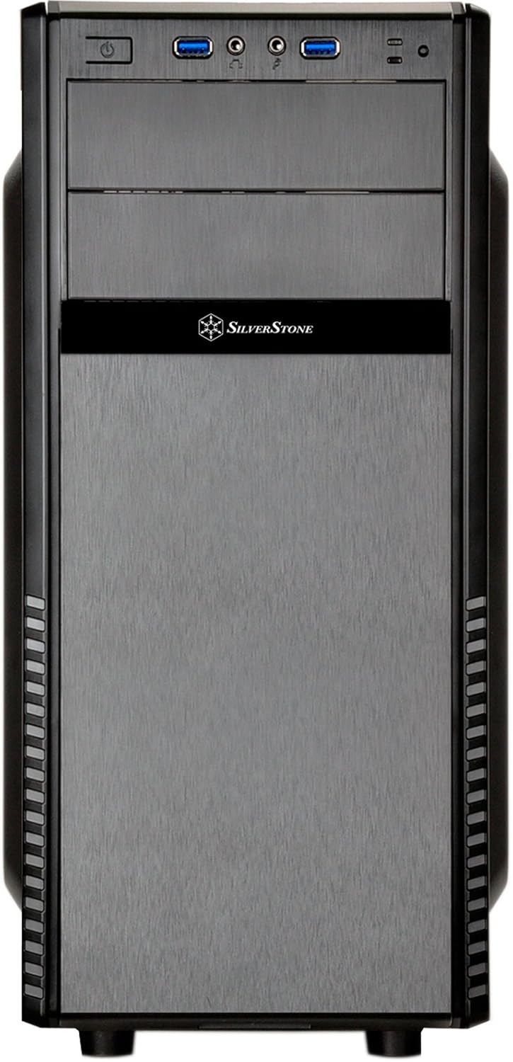 Amazon Com Silverstone Micro Atx Mid Tower Computer Case With Foam Padded Side Panel Cases Ps11b Q Computers Accessories
