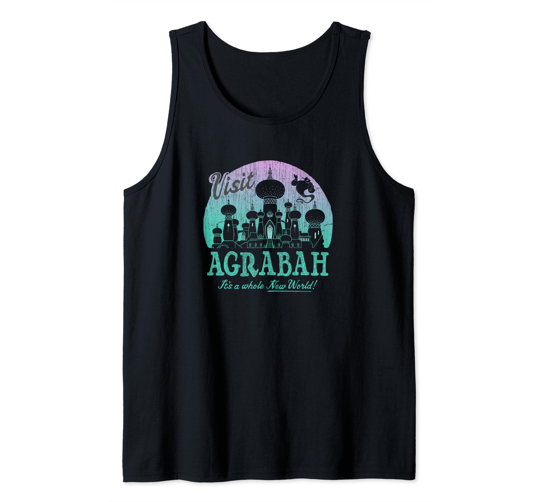 Disney Aladdin Visit Agrabah It's A Whole New World Gradient Tank Top