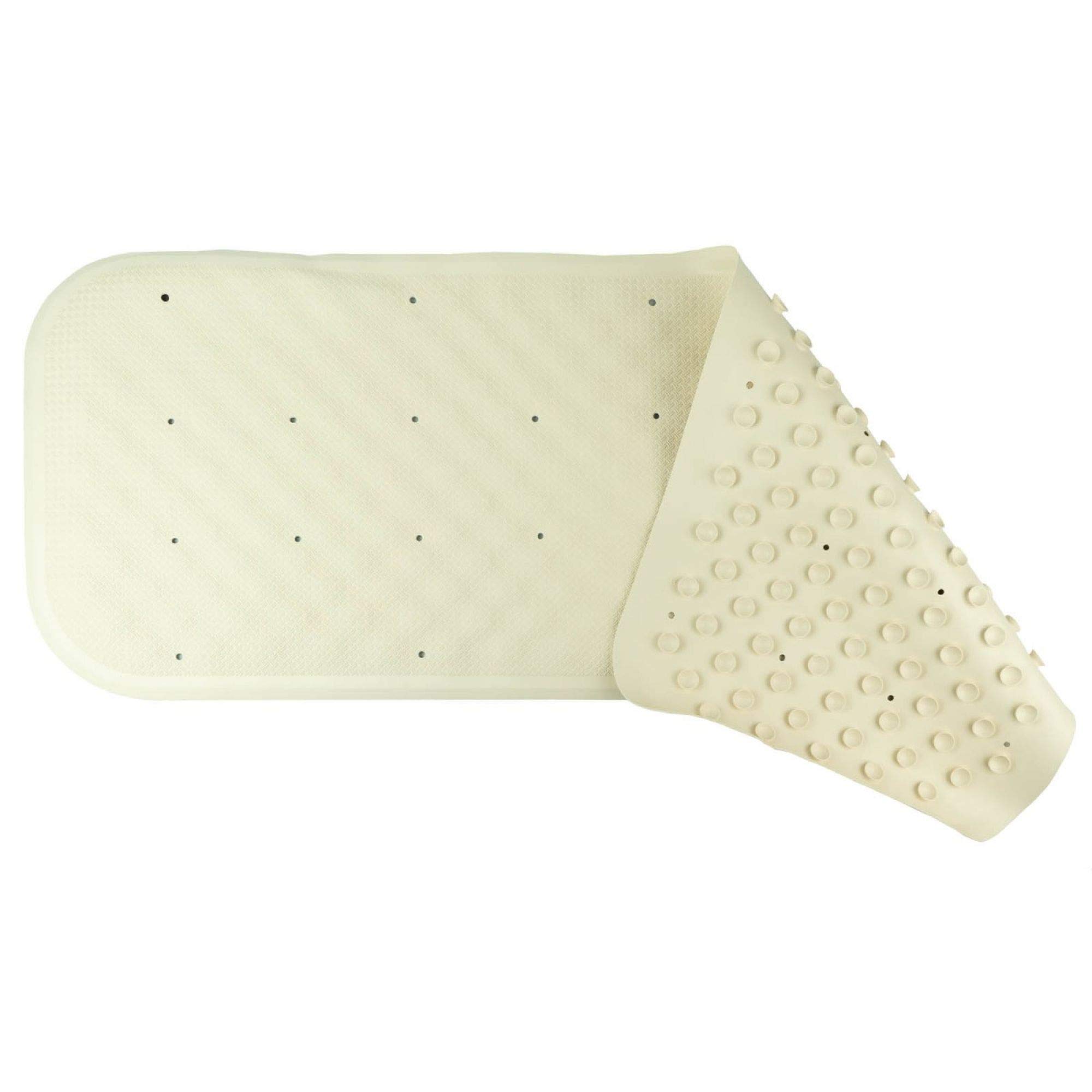 Homecraft Extra Long Bath Mat, Bathtub and Shower Mat, Non-Slip Shower Pad with Drainage Holes, Perforated Shower Mat, standard or Sit Shower Mat, Made with Suction Cups for Grip and Quality Rubber