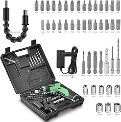 VIGRUE Cordless Screwdriver, Rechargeable Electric