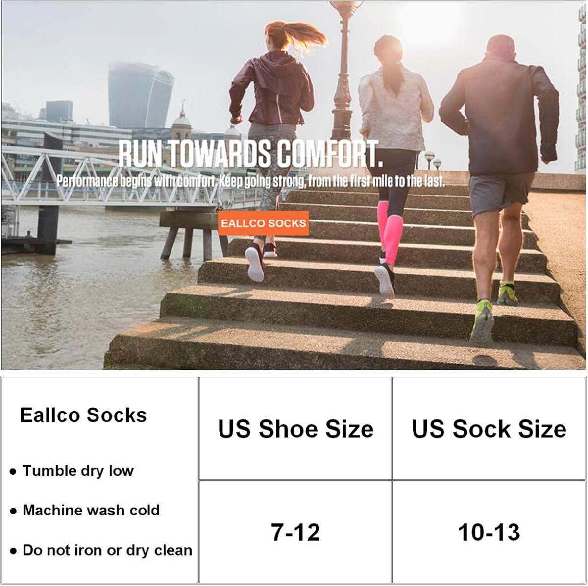 Eallco Mens Ankle Socks Low Cut Athletic Cushioned Running Tab Socks 6 Pack: Clothing