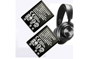 SONXIAVIVO NP-45 Battery, Compatible with Steelseries Headset Battery for Arctis Nova Pro Wireless Multi-System Gaming Headset for Xbox, for PlayStation Battery 700MAH 3.7V/2.59WH 【𝟐𝐏𝐂𝐒】