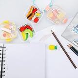 Halobios Lovely Gourmet Fruit Eraser Four Boxes 20 Pieces Cute Food Themed view 8