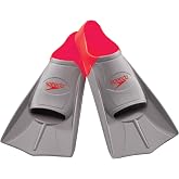 Speedo Unisex-Adult Swim Training Fins Rubber Short Blade